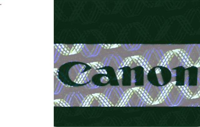 Hologramme Canon