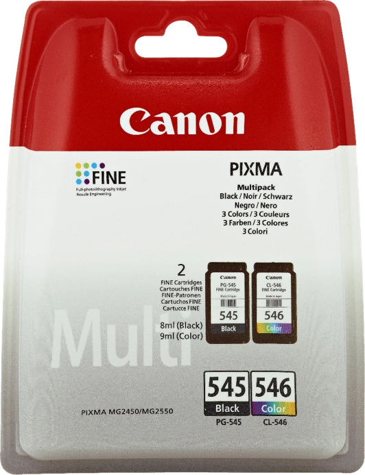 Pack multiple Canon