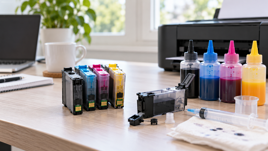 Recharger des cartouches d'imprimante : est-ce rentable ?