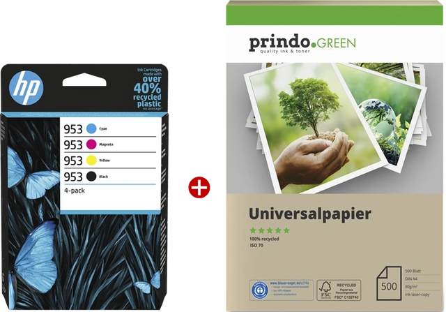 Pack économique HP (HP 953 + papier universel)