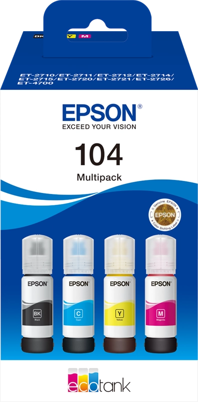 Lot de bouteilles d'encre Epson
